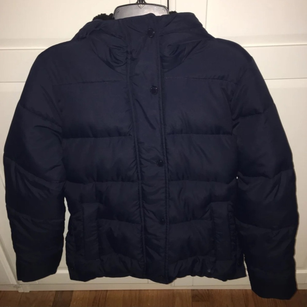 Abercrombie & Fitch Navy Ultra Puffer Jacket Small